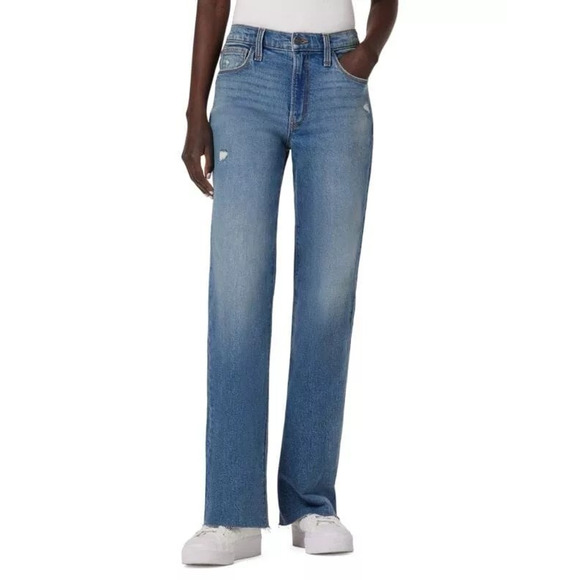 Hudson Women’s Jeans 28x31 Daylight Blue Rosalie High Rise Wide Leg Ankle NEW